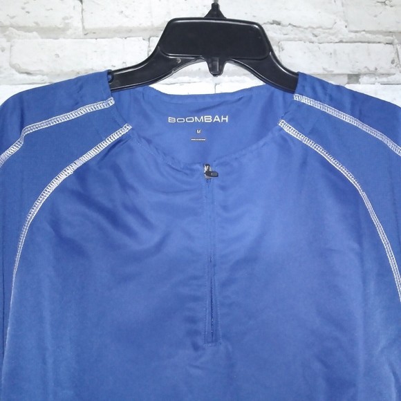 Boombah Softball Baseball Jersey Shirt Mens Medium Blue Moisture Wicking - Picture 2 of 9